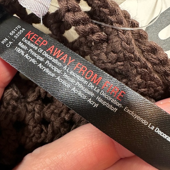 Out From Under • Chocolate Brown Crochet Lace Up Top - Picture 8 of 15